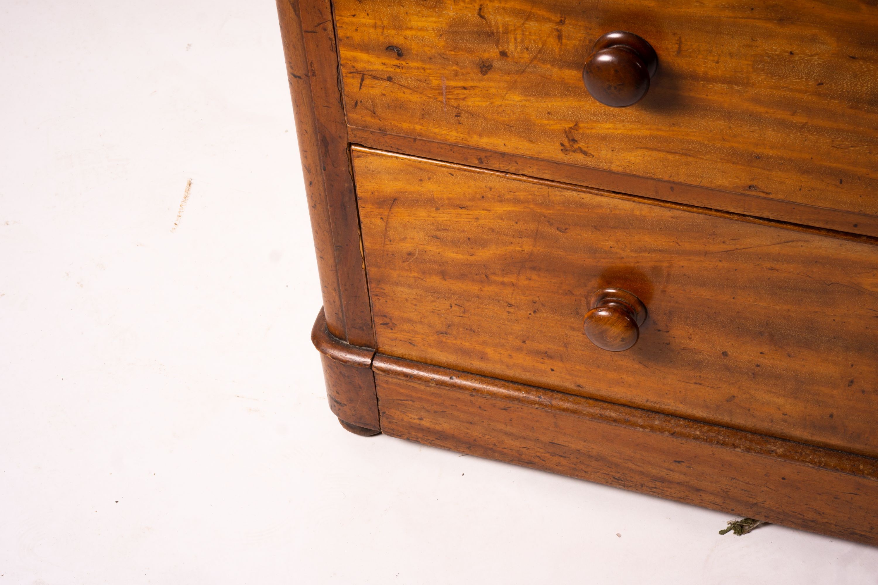 A Victorian mahogany chest, width 112cm, depth 51cm, height 112cm